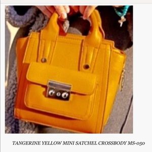 FREE SHIPPING!  Tangerine Mini Satchel Crossbody